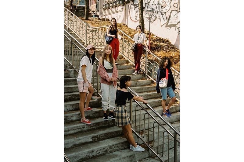 MISCHIEF's Spring/Summer 2018 Lookbook Streetwear Korean Label Fashion Retro Staple Pieces Street Style Girl Gang