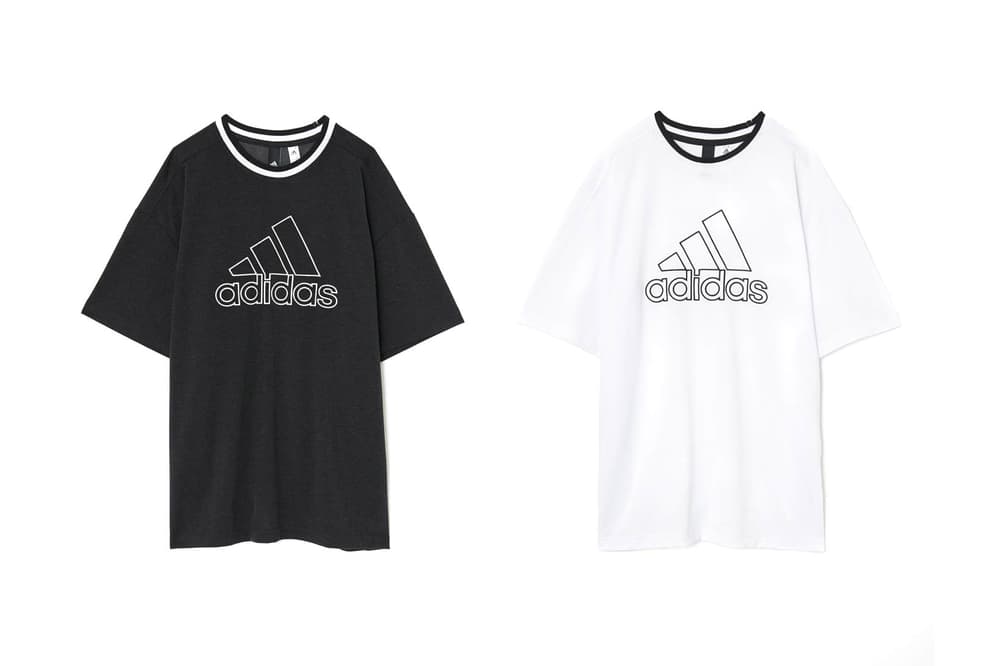 MOUSSY adidas Japan Spring Summer 2018 Collection Big Logo Tee Black White
