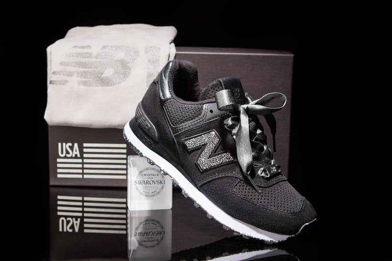 New Balance NB1 574 Swarovski Black