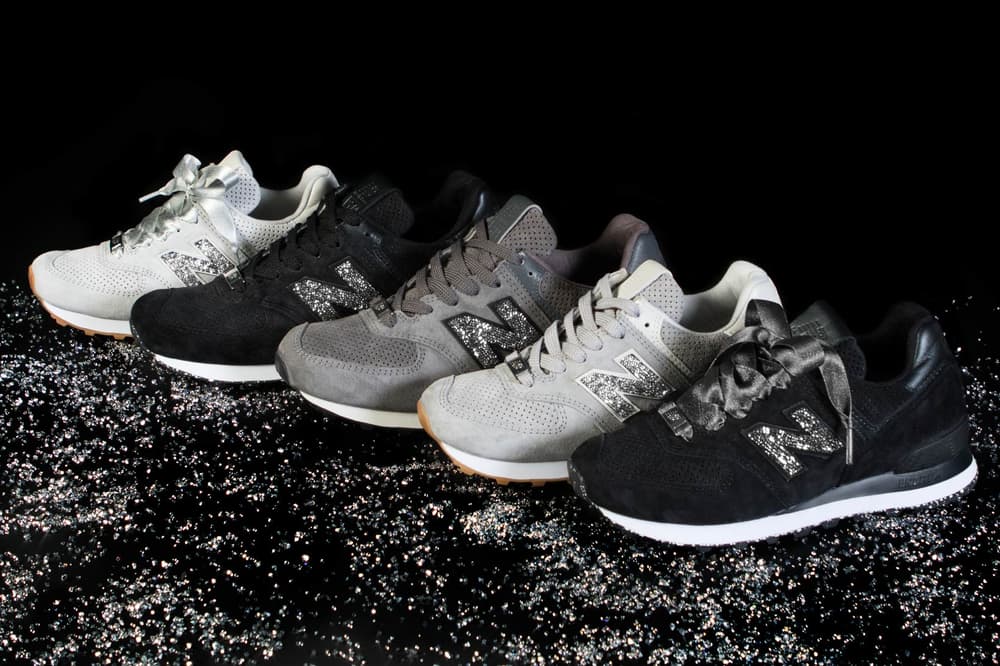 New Balance NB1 574 Swarovski Platinum Black