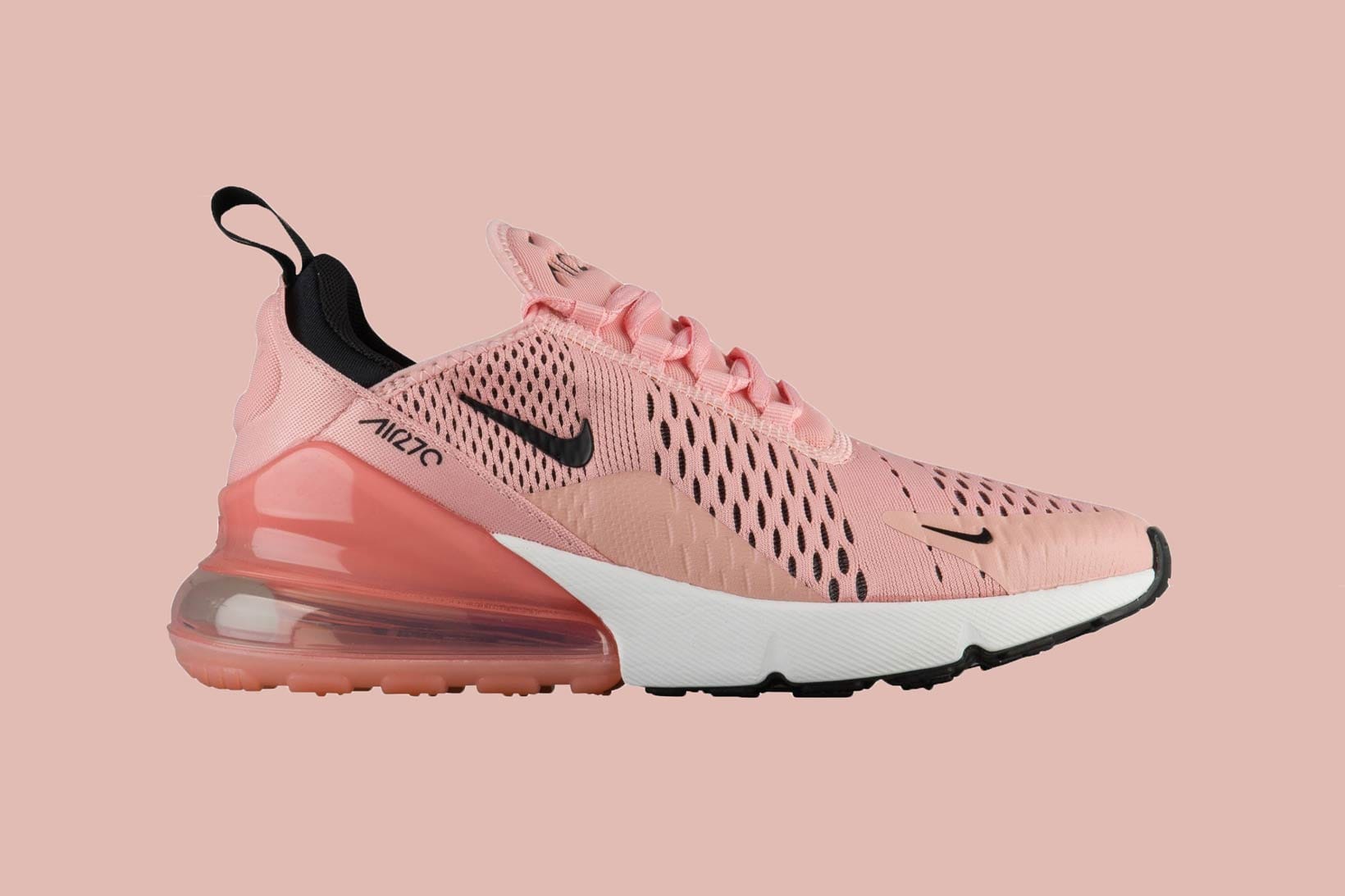 pink and grey nike 270