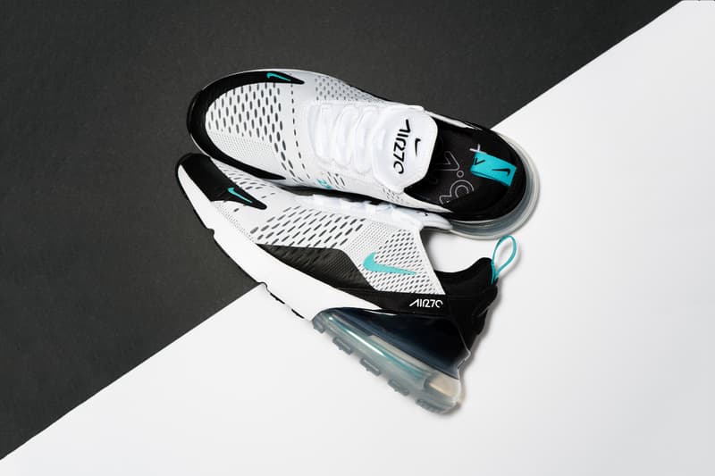 Nike Air Max 270 Black White Teal