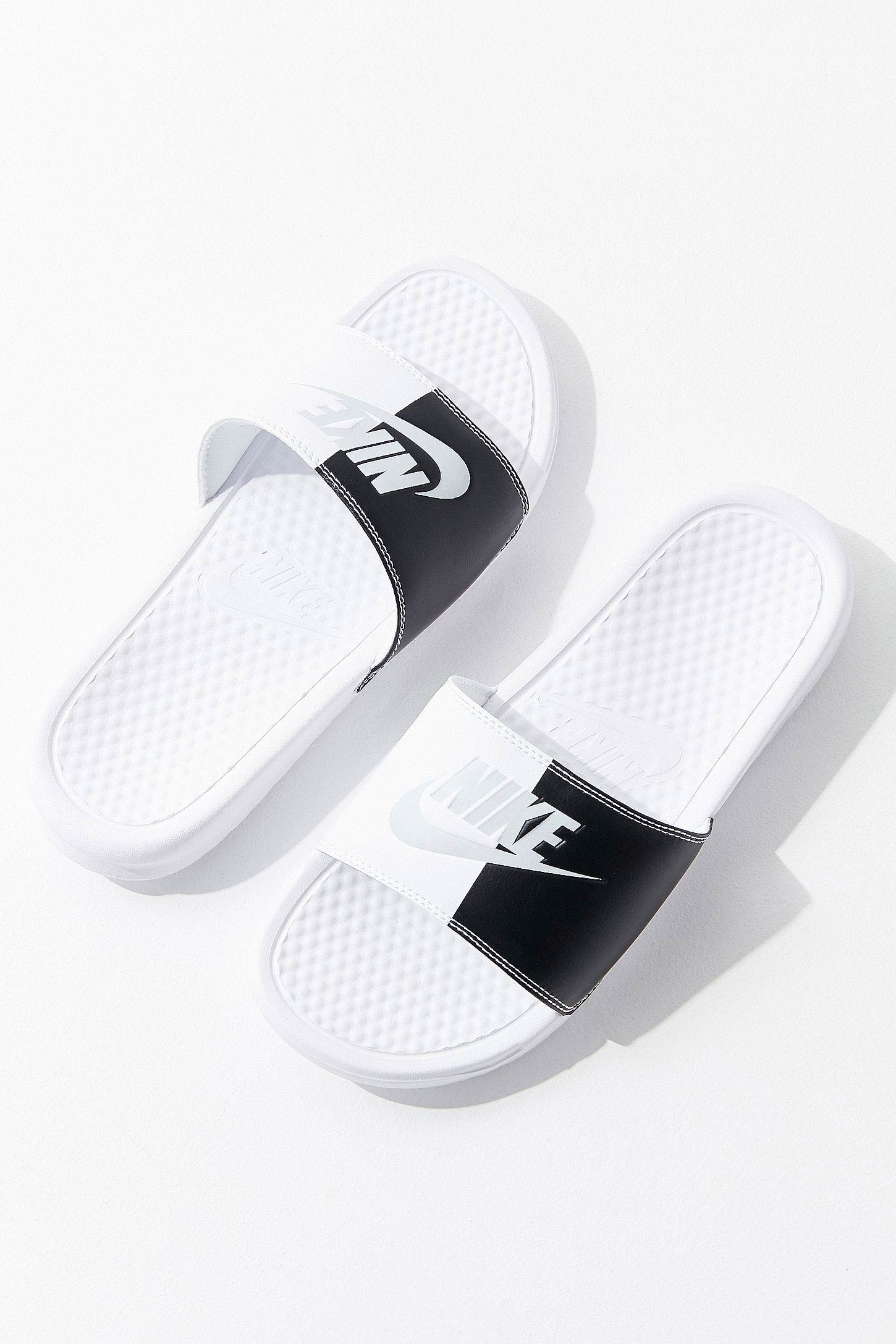Nike Benassi JDI Colorblock Slide Black White