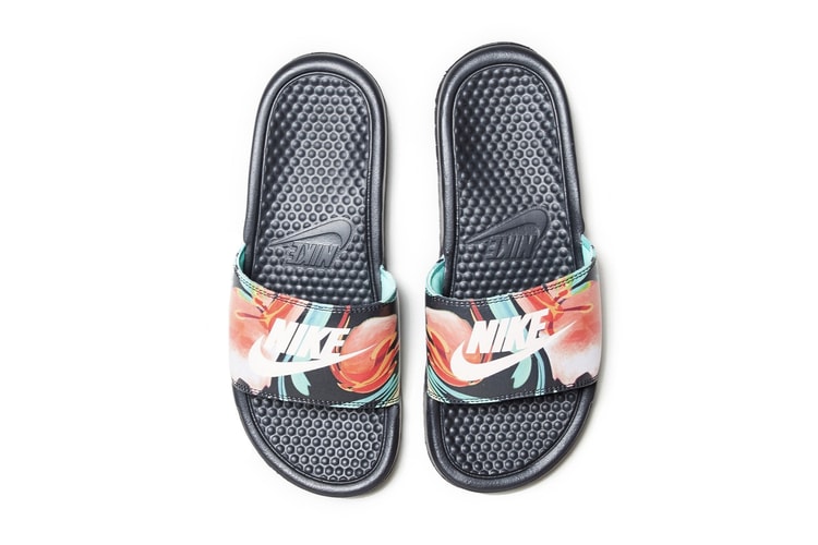 The Floral Nike Benassi Slides Are a Tribute to Spring