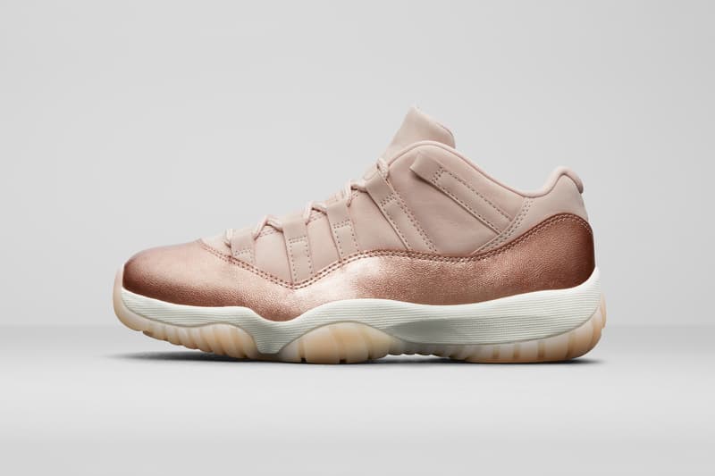 Jordan Brand Summer 2018 Women's Styles AJ XI Low Particle Beige Metallic Red