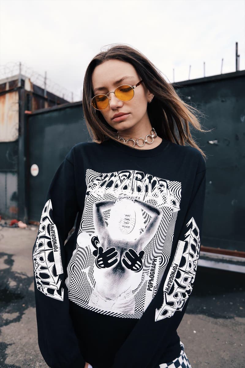 HLZBLZ "NO HARD FEELINGS" Capsule Collection Lookbook Streetwear Grunge Aesthetic T-Shirt Longsleeve Print Graphics