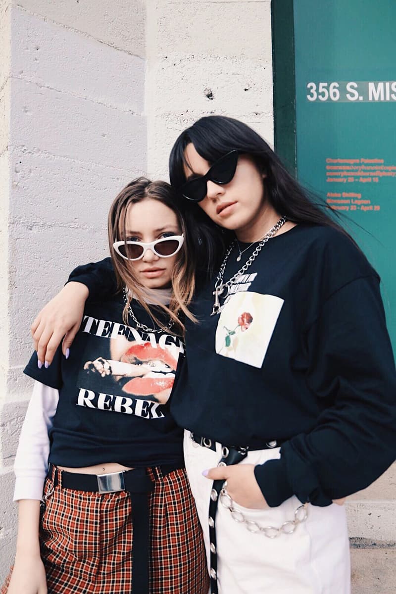 HLZBLZ "NO HARD FEELINGS" Capsule Collection Lookbook Streetwear Grunge Aesthetic T-Shirt Longsleeve Print Graphics