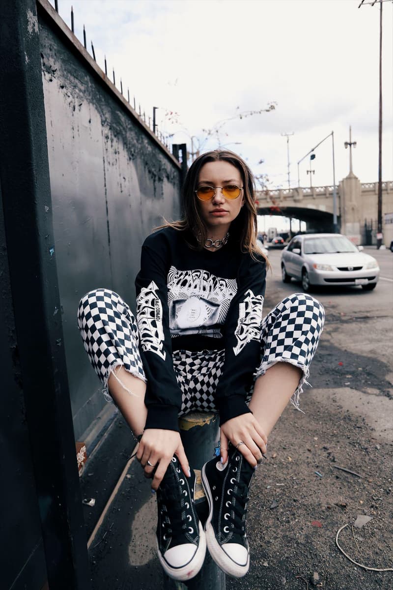 HLZBLZ "NO HARD FEELINGS" Capsule Collection Lookbook Streetwear Grunge Aesthetic T-Shirt Longsleeve Print Graphics