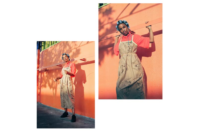 No Sesso x Bephie Capsule Collection Crenshaw Bl Editorial Dress Tan