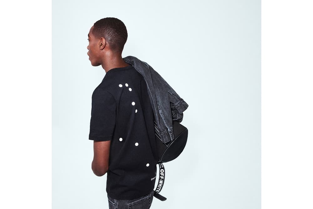 Off White Byredo Elevator Music Virgil Abloh Bag T-Shirt Black