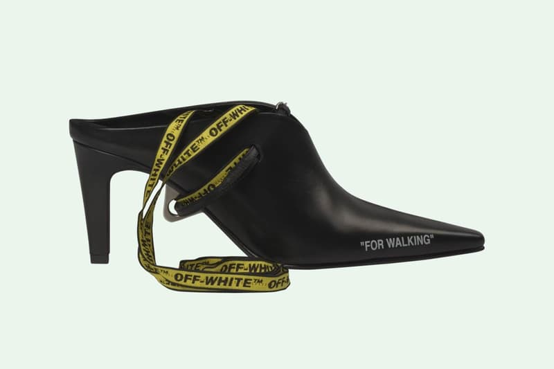 Off-White FOR WALKING Mule Black