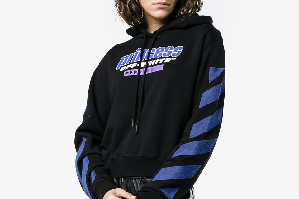 Off-White™ Releases Cropped Princess Logo Hoodie