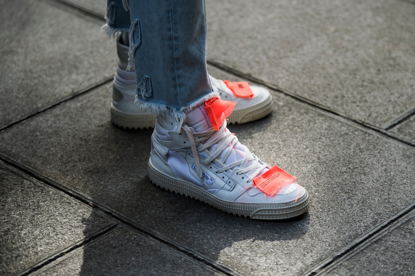 Paris Fashion Week 2018 Streetsnaps Women Off-White Sneakers