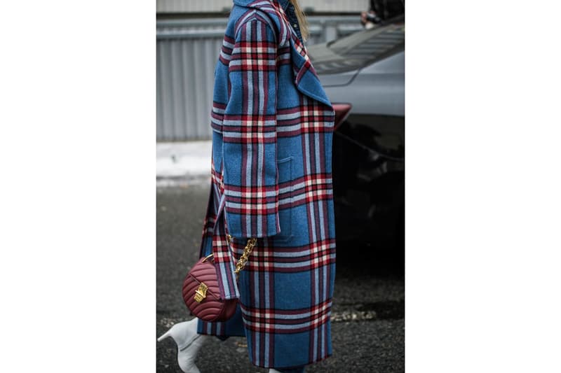 Paris Fashion Week 2018 Streetsnaps Women Plaid