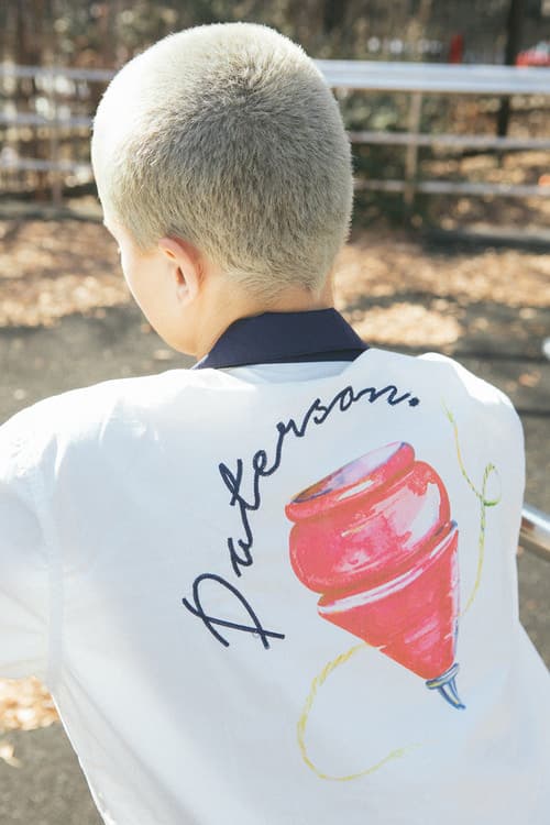 Paterson Spring/Summer 2018 Lookbook Bowling Shirt White