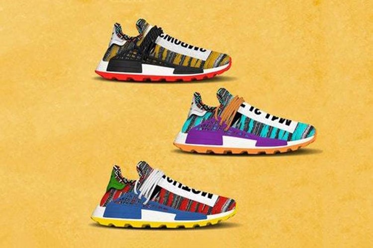 Here's Your First Look at Pharrell x adidas Originals' Afro Hu NMD Pack