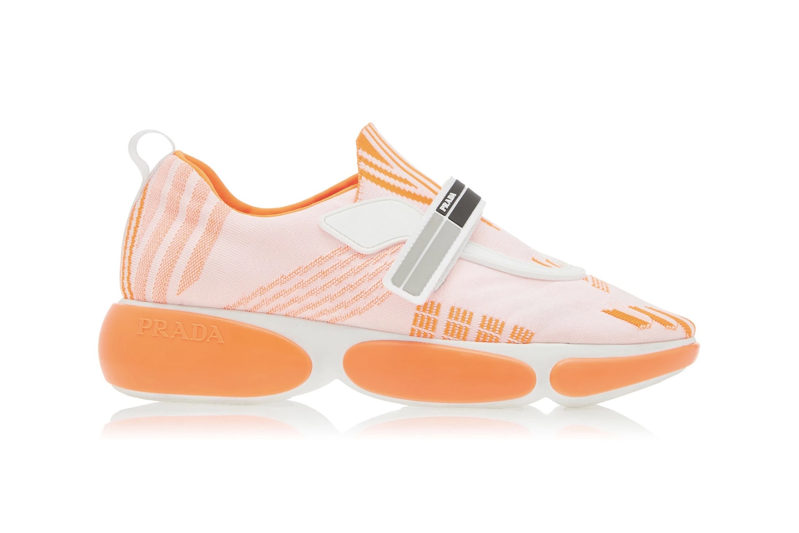 Prada Allacciate Tronchetti Sneakers Trainers Boots Neon Pink Green Orange Black White Sneakerboot Futuristic Fall/Winter 2018 Pre Order Where to Buy Moda Operandi