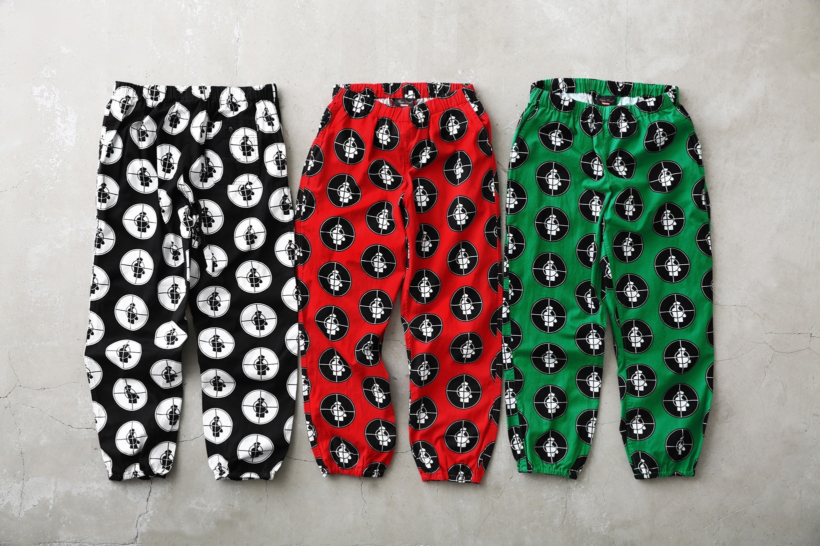 Supreme Public Enemy UNDERCOVER Sweatpants Red Green White