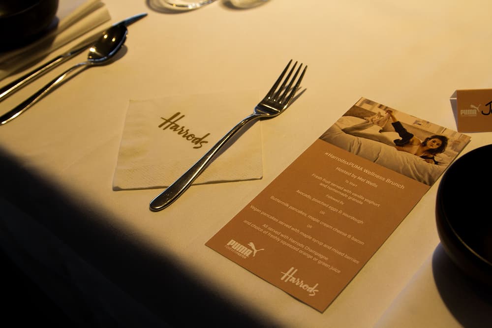PUMA store harrods london mens women's fitness performance brunch event east london ace hotel shoreditch mel wells en pointe yoga