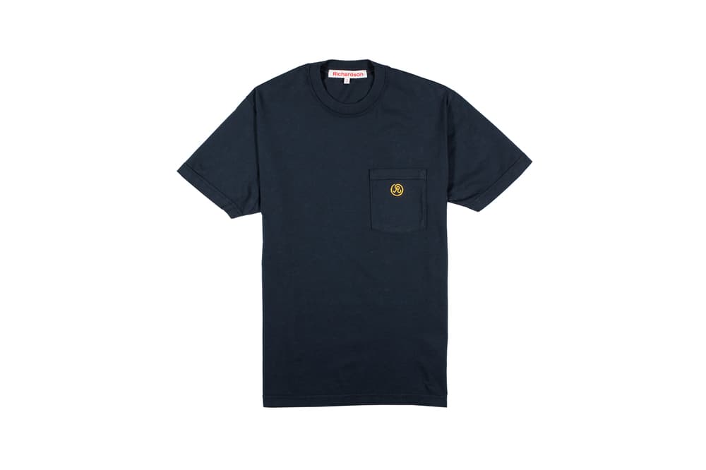 Richardson Spring/Summer 2018 Collection Glyph Pocket T-Shirt Midnight Blue