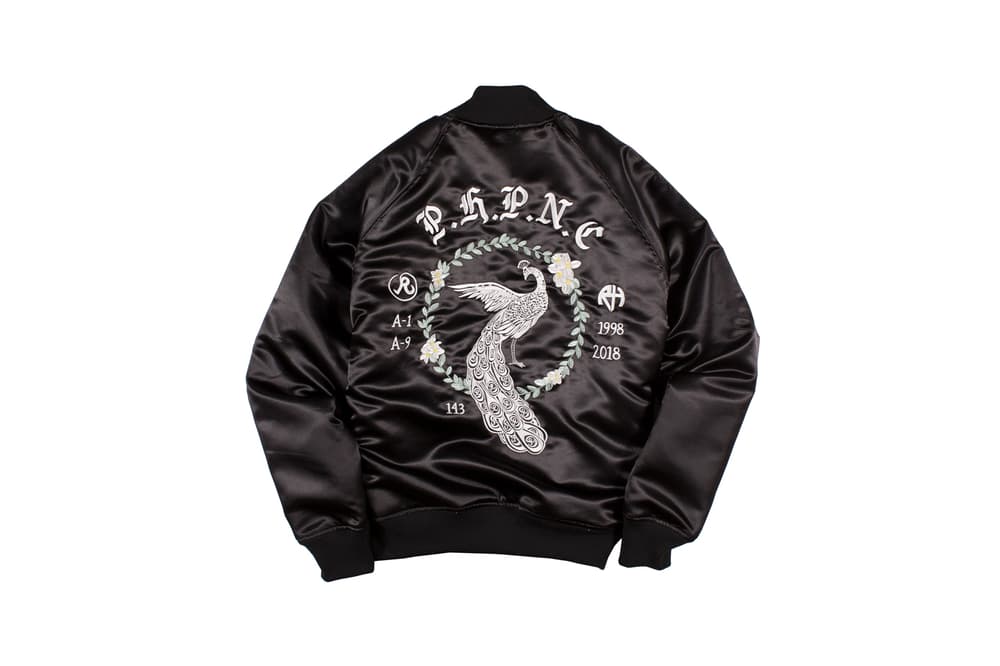 Richardson Spring/Summer 2018 Collection Souvenir Bomber Jacket Black