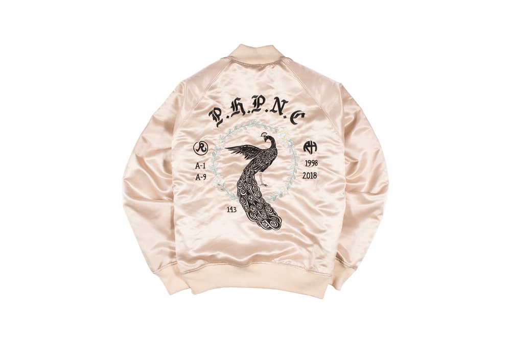 Richardson Spring/Summer 2018 Collection Souvenir Bomber Jacket Champagne