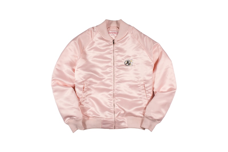 Richardson Spring/Summer 2018 Collection Souvenir Bomber Jacket Pink