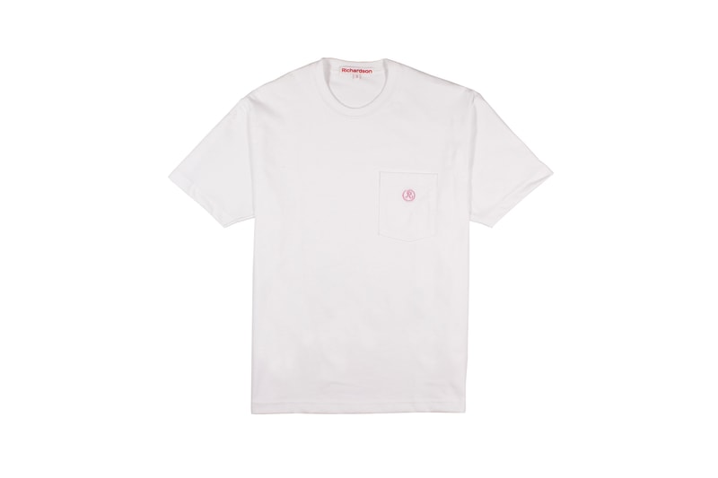 Richardson Spring/Summer 2018 Collection Glyph Pocket T-Shirt White