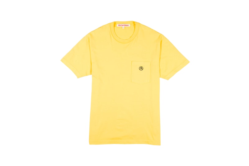 Richardson Spring/Summer 2018 Collection Glyph Pocket T-Shirt Saffron