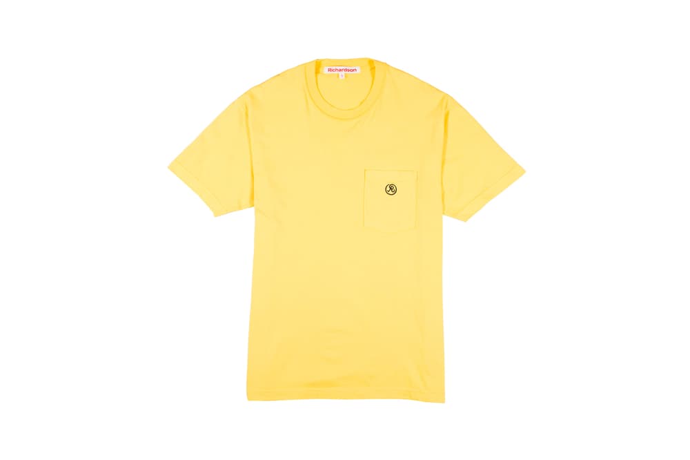 Richardson Spring/Summer 2018 Collection Glyph Pocket T-Shirt Saffron