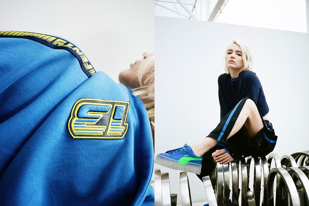 Rihanna Fenty PUMA HBXWM HBX Editorial Laced Sweatshirt Blue