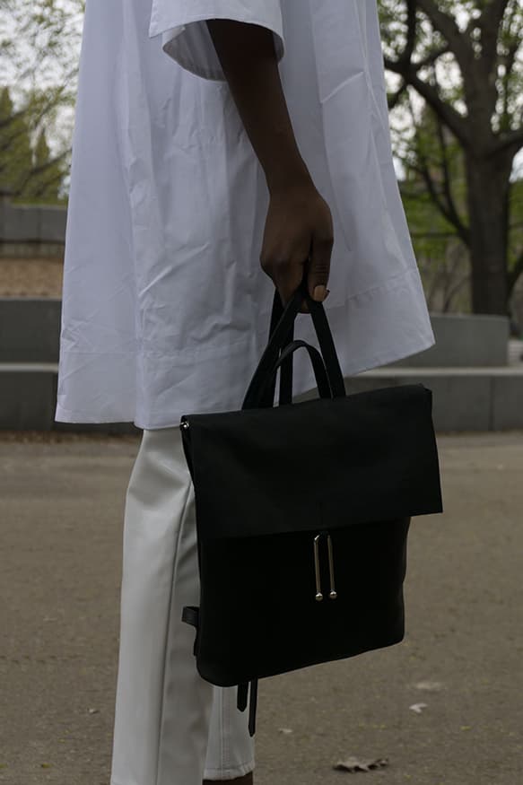 Sonya Lee Spring/Summer 2018 Collection Rosa Backpack Soft Black