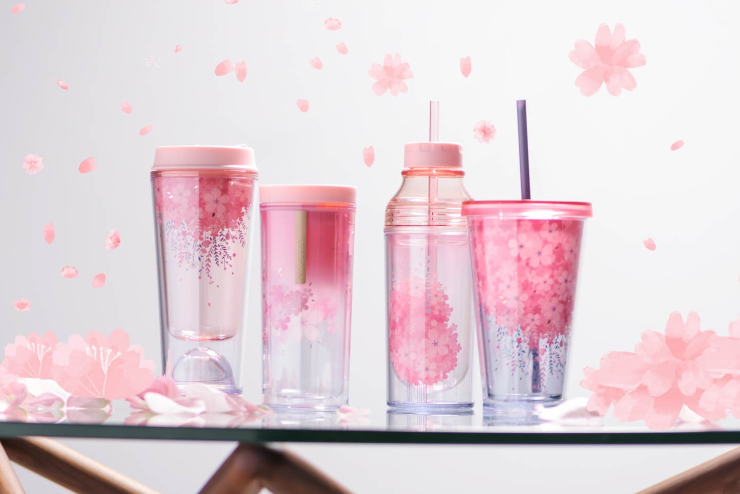 Starbucks pink cherry blossom cup mug tumbler pastel millennial floral violet hong kong where to buy spring season coffee blend drink merch merchandise
