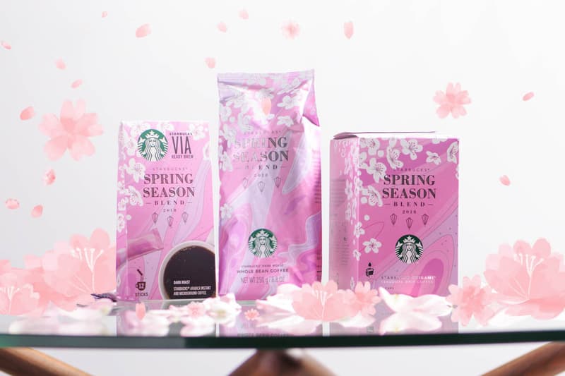 Starbucks pink cherry blossom cup mug tumbler pastel millennial floral violet hong kong where to buy spring season coffee blend drink merch merchandise