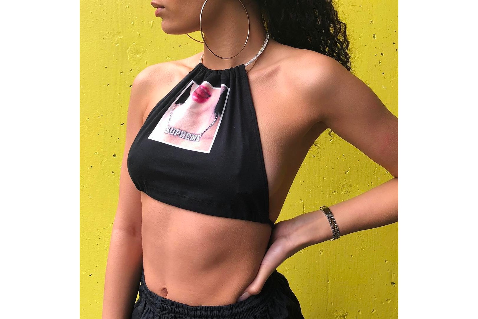 Frankie Collective Reworked Supreme Release Date Time First Look Crop Top Necklace Photo Price Halter Neck Collection Spring Summer 2018 Bling