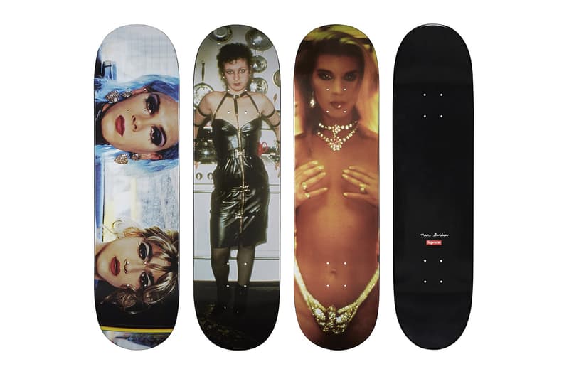 Nan Goldin x Supreme Spring Summer 2018 Artist Series American New York Photographer Hoodies T-shirt skateboard deck skate where to buy release info