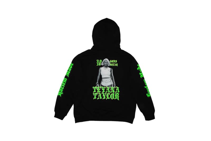 Teyana Taylor GCDS Harlem Made Hoodie Black