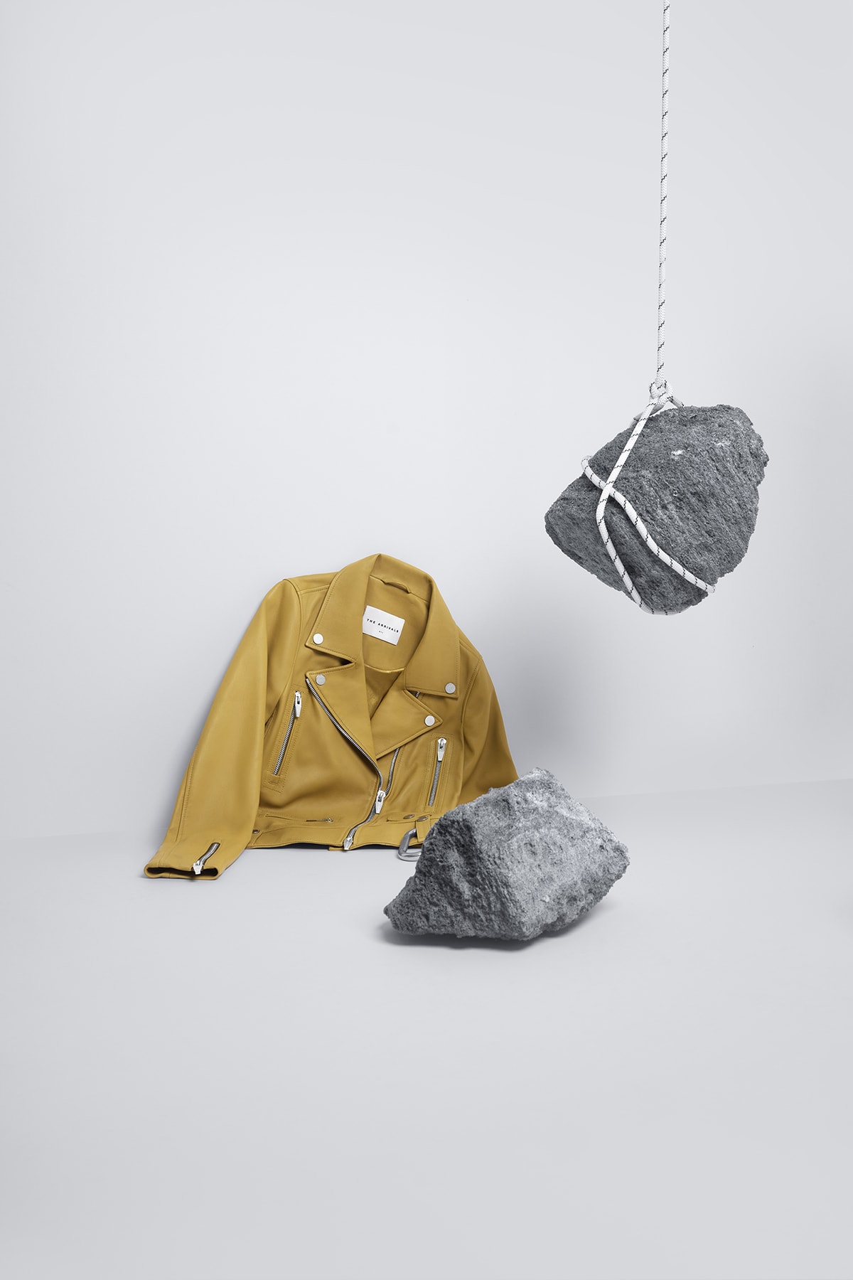 the arrivals mountain wear parkas bombers unisex tees leather jackets yellow