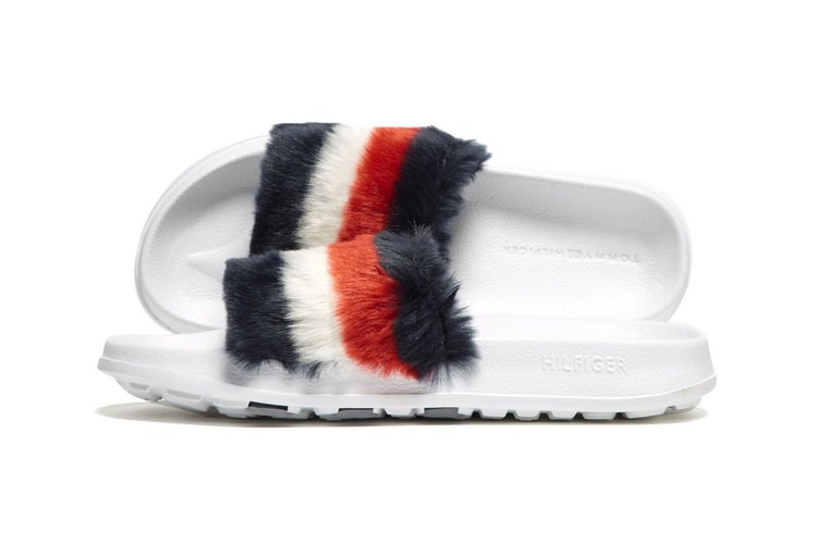 We're Obsessing Over These Fluffy Tommy Hilfiger Slides