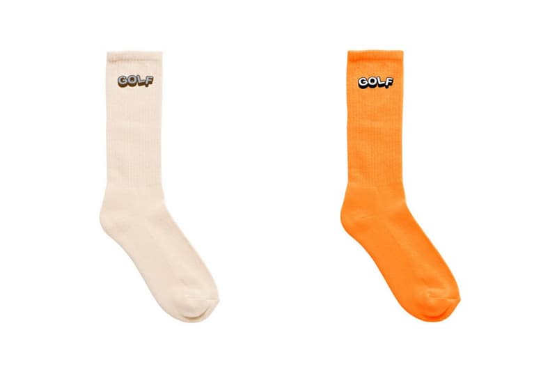 Tyler The Creator Golf Wang Flower Boy Socks Cream Orange