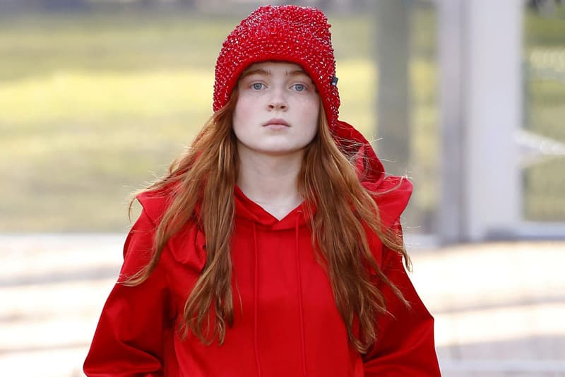 Sadie Sink Undercover Fall Winter 2018 Paris Fashion Week