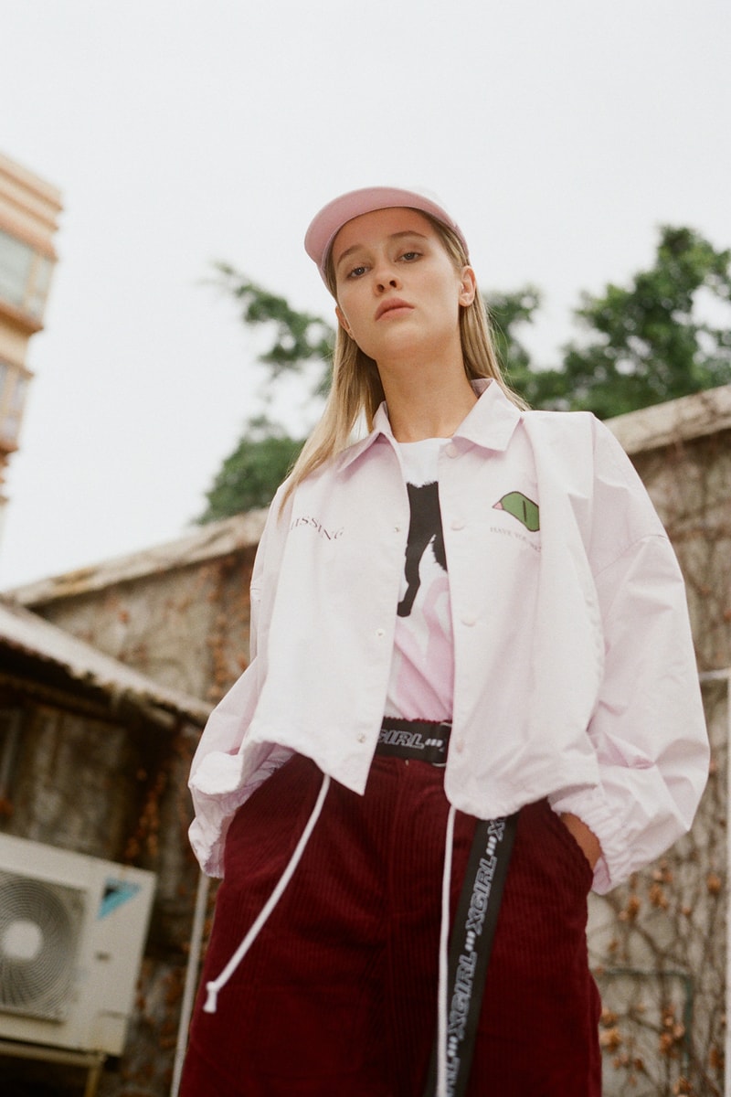undercover jun takahashi hbxwm hbx editorial pink coach jacket dad cap