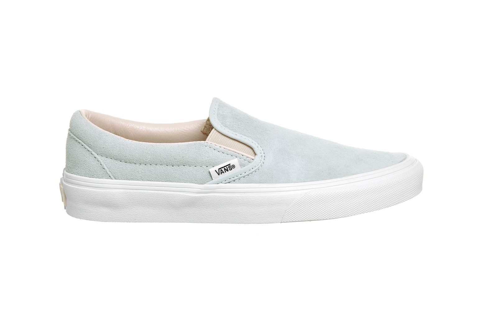 Vans Slip On Illusion Blue Silver Peony Suede