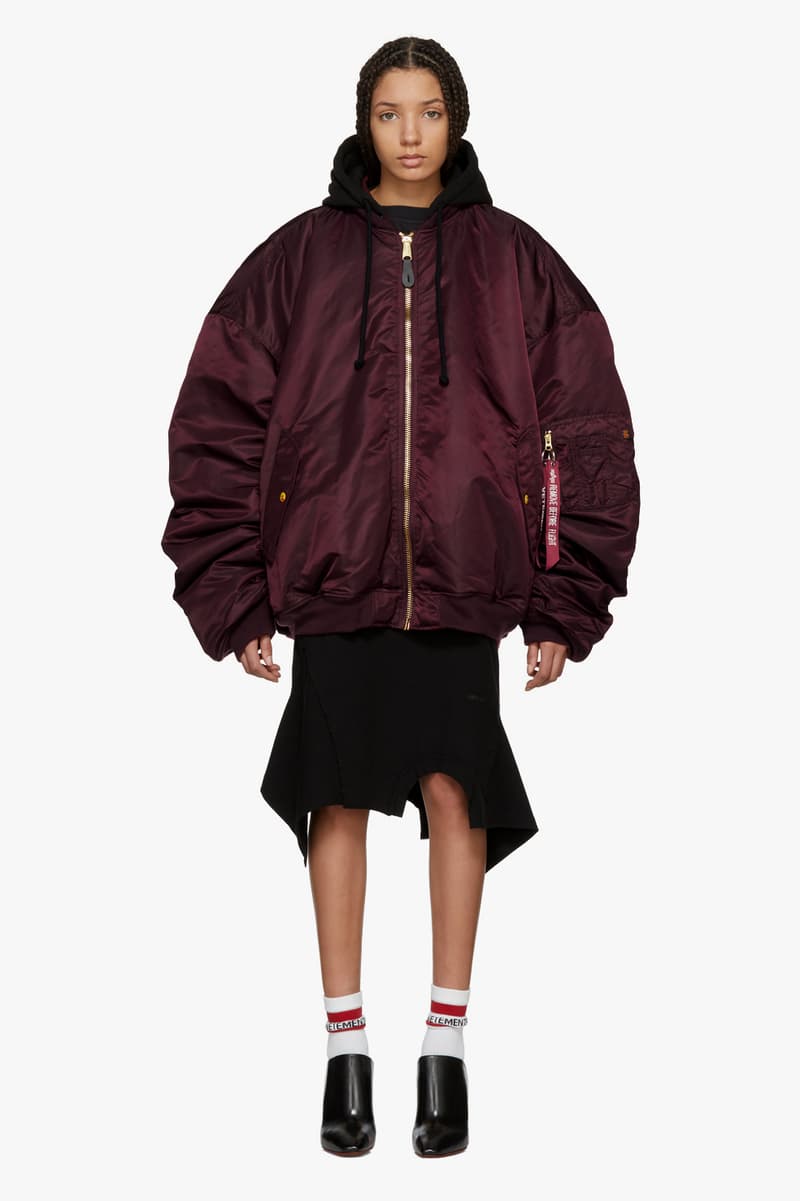 Vetements Spring/Summer Collection Drop Alpha Industries