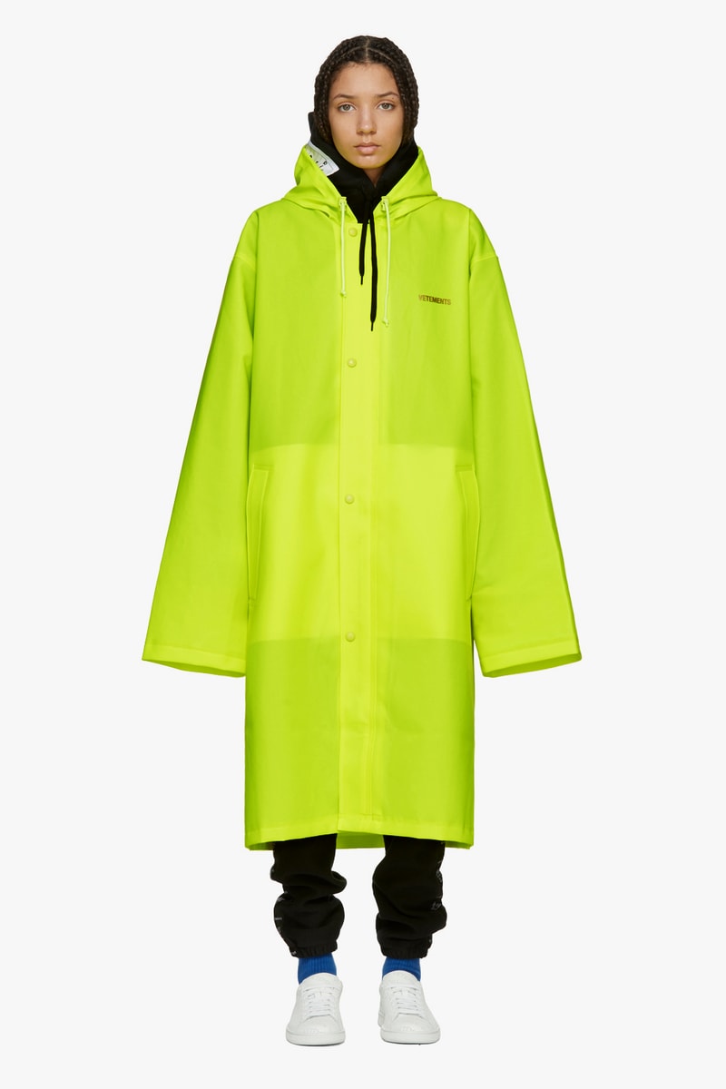 Vetements Spring/Summer Collection Drop Raincoat
