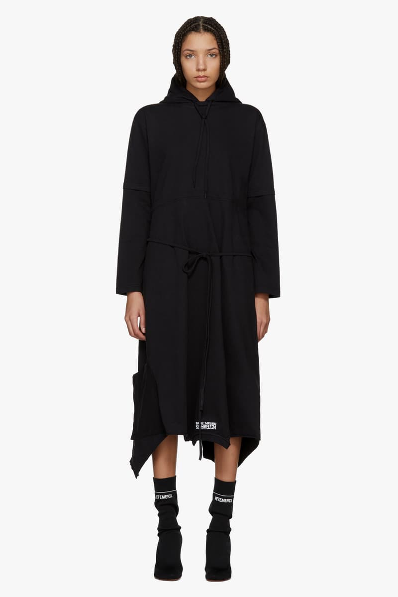 Vetements Spring/Summer Collection Drop Hoodie Dress