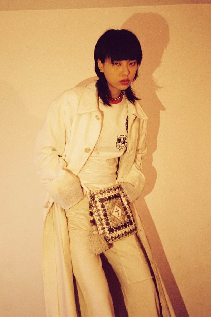 017 Hyein Seo Spring/Summer 2018 Collection Editorial Layered Lab Coat White