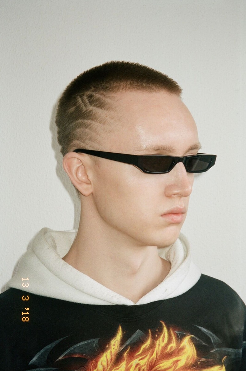 Ace & Tate Futuristic Sunglasses in Pris and Neo Yellow Black Red Sci-Fi Movie Characters