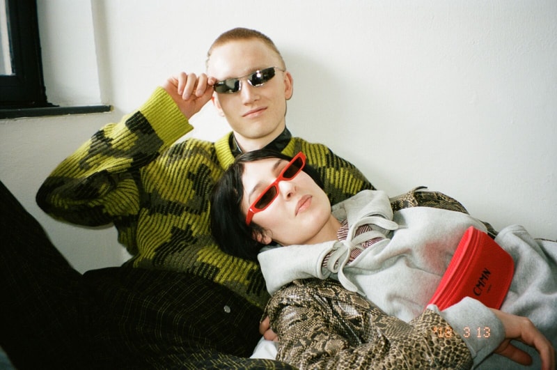 Ace & Tate Futuristic Sunglasses in Pris and Neo Yellow Black Red Sci-Fi Movie Characters