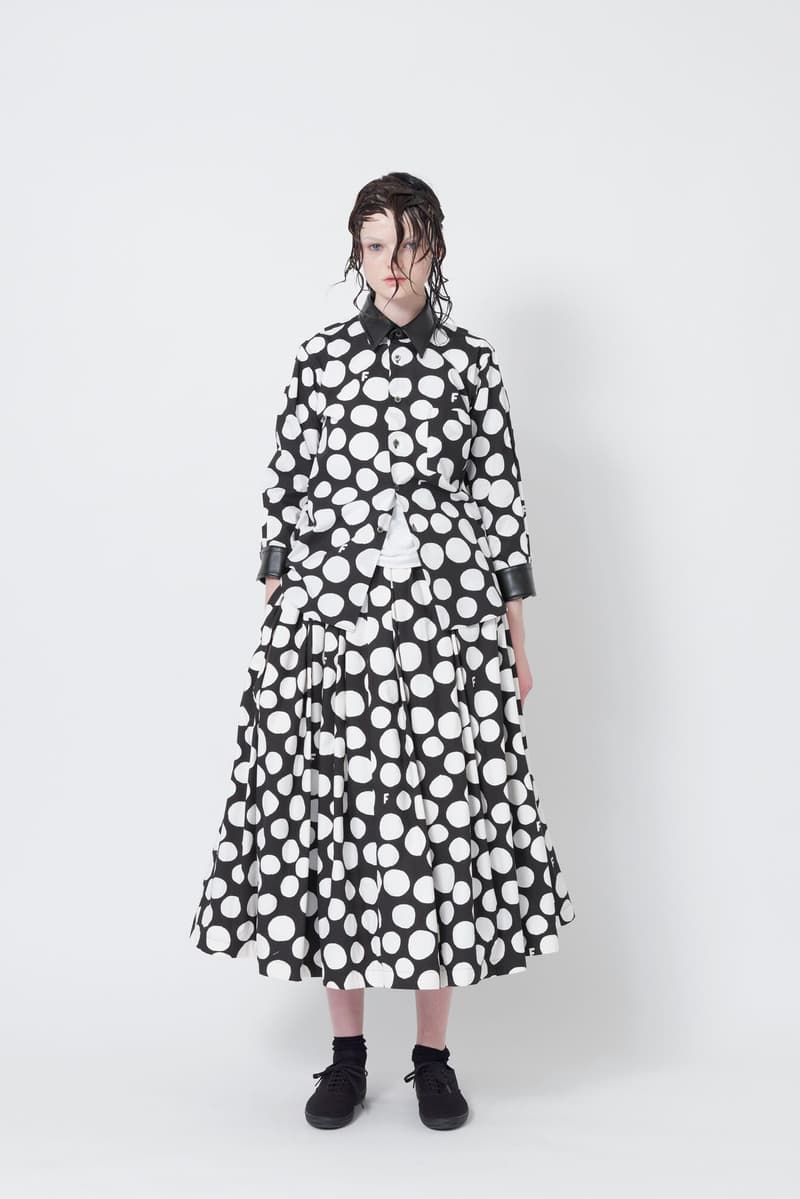 Black Comme des Garcons Spring Summer 2018 Rei Kawakubo Womenswear Blue Grey Red White